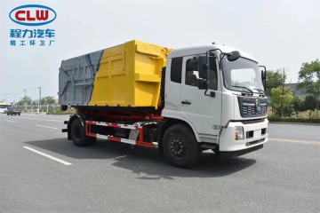 Dongfeng 4X2 15cbm Hook Lift Garbage Truck