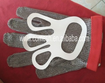 Cut resistant stainless steel mesh butcher gloves