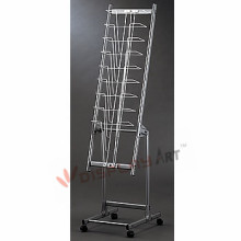 Wire Floor Literature Display Stand