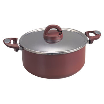 Brown Dutch Oven non stick casserole