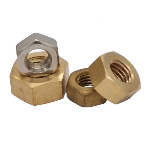 Kacang Hexagon Kuningan Din934 Gr Dh Hex Nut