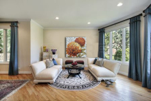 Orange Hues Florals Art Dahlia Oil Painting