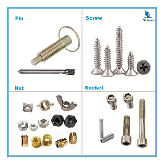 OEM CNC Machined Spare Parts Fasteners