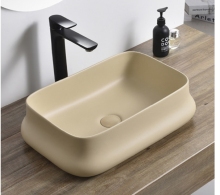 Top Quality Ceramic Matt Black Table Mounted Basin