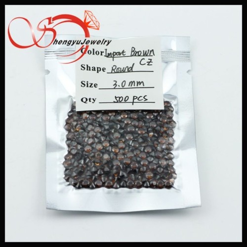 import brown cubic zircon beads