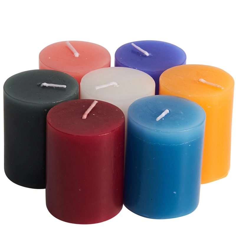 Unscented Pillar Candles Home Decoration Candle Warehouse