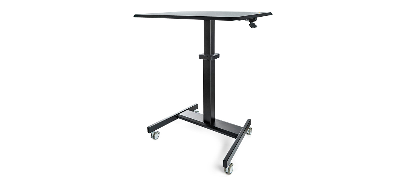 Carrello per laptop regolabile in altezza pneumatica Pneumatic Height Adjustable Laptop Cart