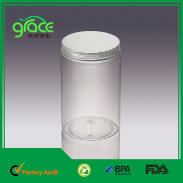 wholesaler jars clear plastic jars china factory packing pet candy jars