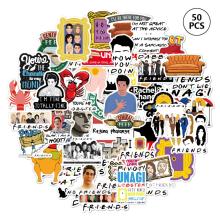 50pcs/bag Old Friend TV Show Fans Gift Decal Stickers for DIY Luggage, Laptop, Phone Case