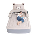 Cama de colchón de aire suave con backrest bear cama