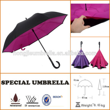 NEW creative malaysia car inverted umbrella HongJie umbrella manufacturer/factory