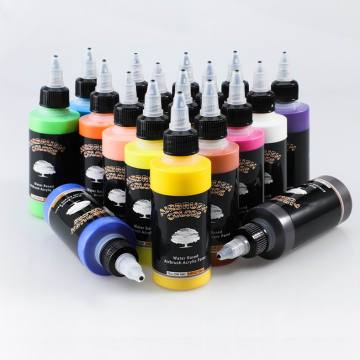 LinhaivetA Acrylic Colors Transparent Waterproof 100ml Waterbased Airbrush Paints