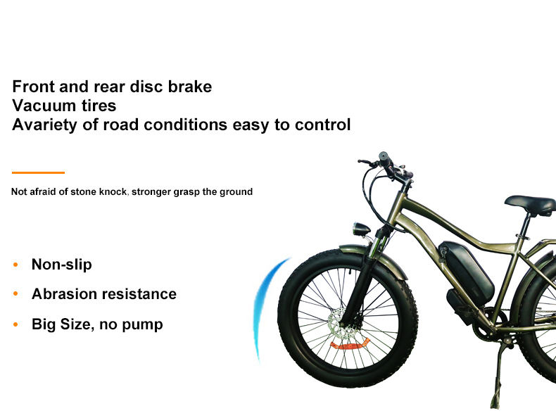 tubeless tire electric bicycle