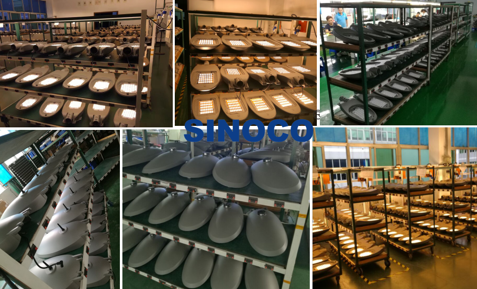 Sinoco Urban area 30W to 100W LED garden light for outdoor lighting streamline classic LED street light