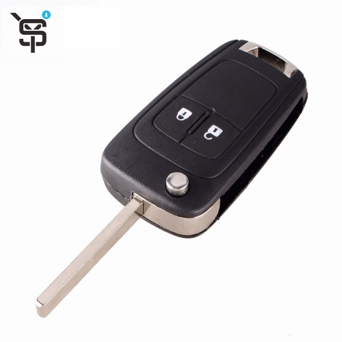 Factory price folding 2botton remote key shell for Opel folding remote car key case id46 Hu100