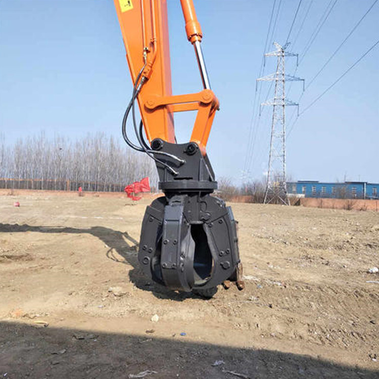 Hydraulic excavator grab discount price 360 rotating mechanical stone grab for excavator with construction work