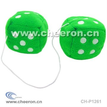 Green Plush Dice