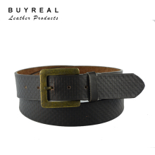 Best Selling Man PU Belts With Grid Design OEM Factory Direct