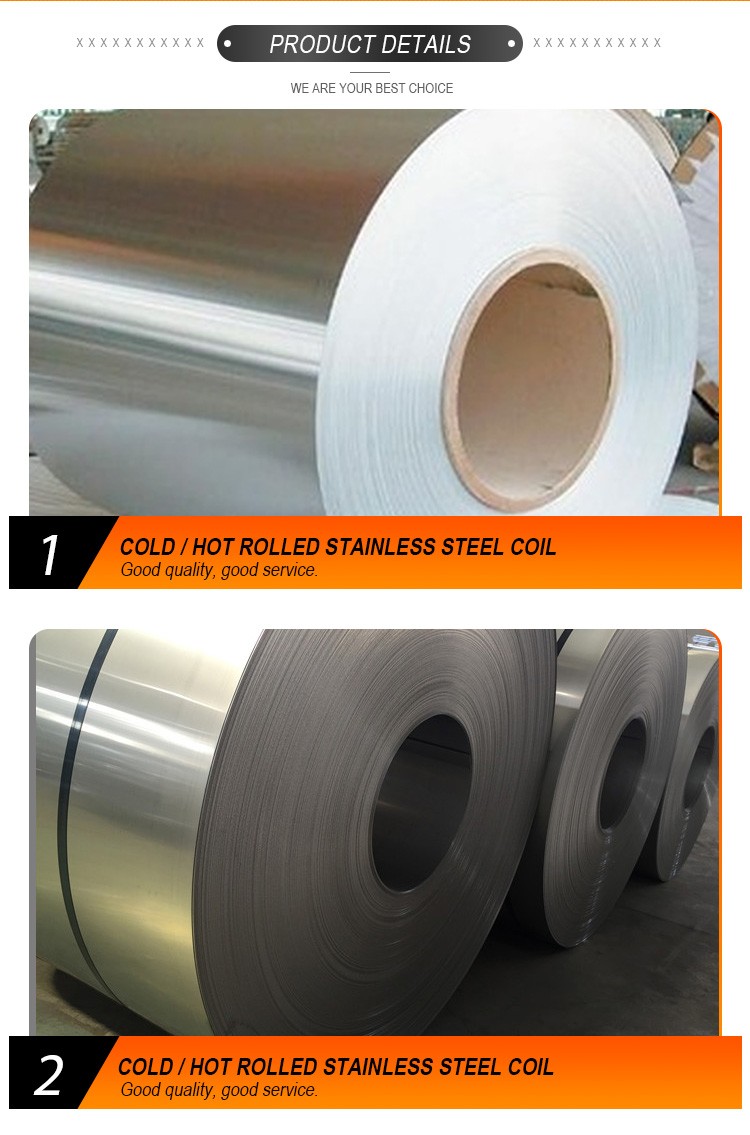 Shandong Manufacturer Prime Quality hot rolled cold Rolled 304 Grade Cold Rolled Stainless Steel Coil For Chemical Industry