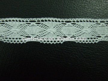 white cotton croched Lace accessory