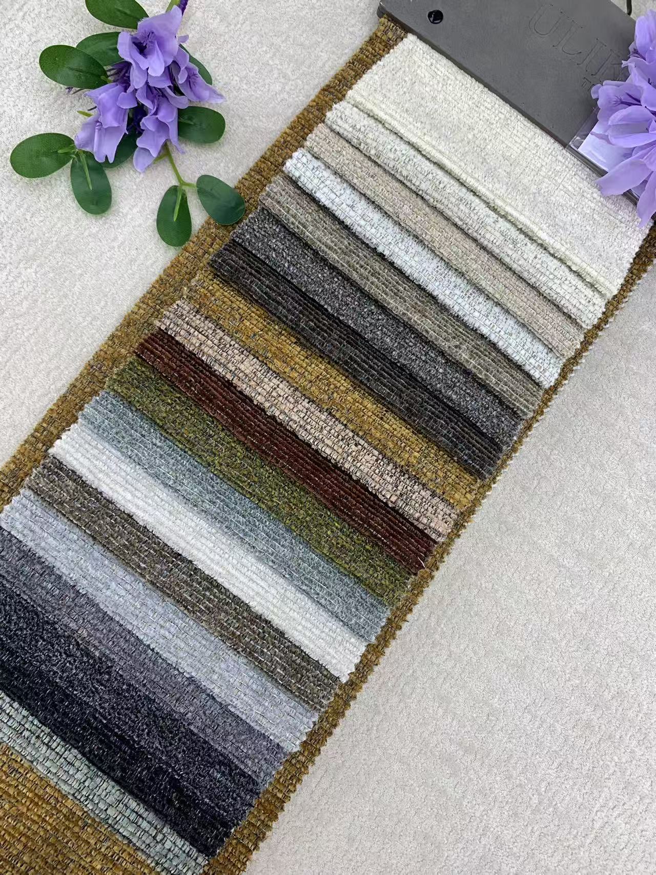 Tela de tapicería de chenilla Chenille Upholstery Fabric