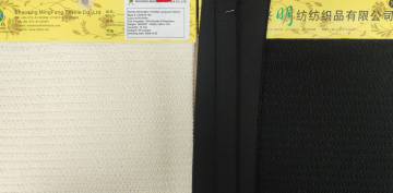 Knitted polyester cotton jacquard fabric