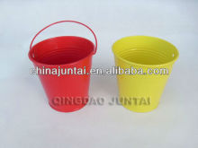 christmas tin buckets