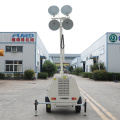 Reliable quality 7m mast 4x1000W Towable Mobile Light tower