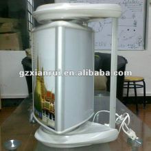 three side rotating light box