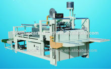 Semi automatic folder gluer carton box making machine