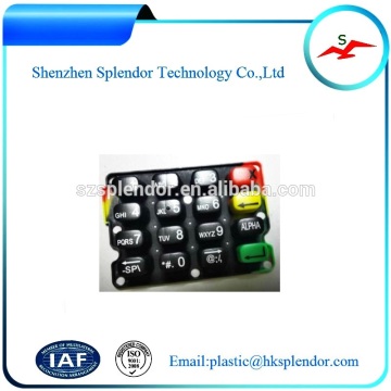 Customized Top Quality silicone spray coating keypad 201000