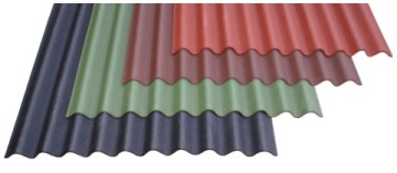 Corrugated Bitumen Roofing Tile