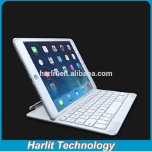 Mechanical Aluminum Bluetooth Keyboard Cover Case For iPad Air 2 Ultrathin White 7 Color Back Light