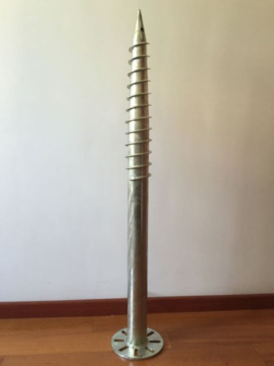 Tornillo molido de brida para el sistema de energía solar fotovoltaica