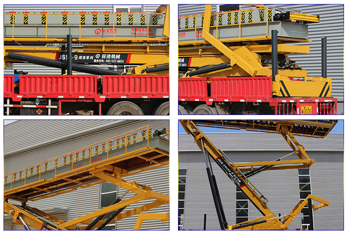 Hydraulic Industrial Crane Truck Lifting Platform For Tile Rolling Machine