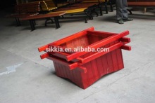 preservative wood gardening pots