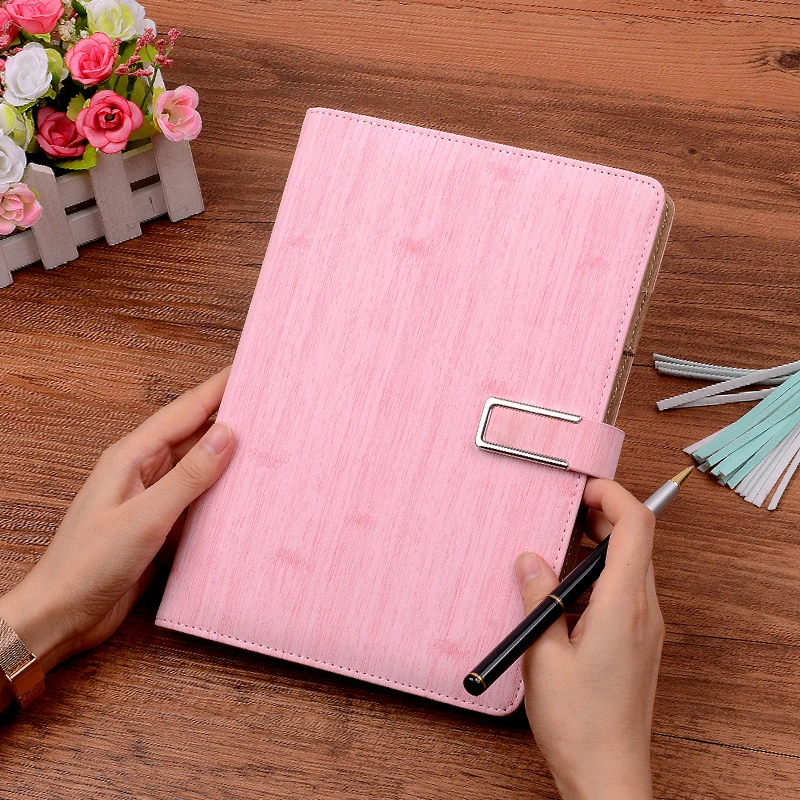 Portable Charging Notebook with Power Bank for Office Travel