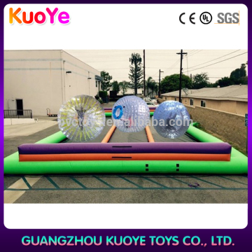 factory price lane zorb track,inflatable zorb ball track, inflatable air tumble track