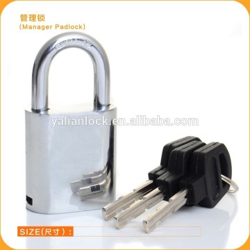 Manage padlock Mechanism Padlock with plastic handle key