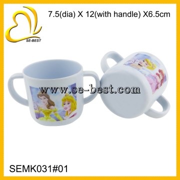 kids melamine mug double handle melamine kids cup