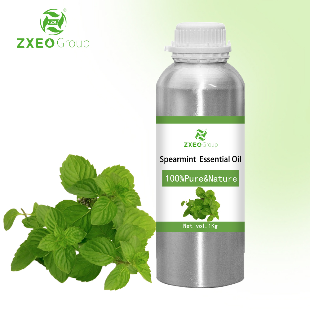 100% minyak esensial spearmint murni dan alami berkualitas tinggi grosir bluk oli esensial untuk pembeli global harga terbaik