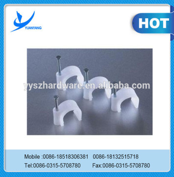 High Quality Plastic clip with nail/Circle Nail Clip