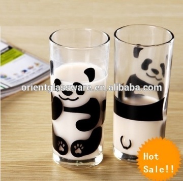 Hot sale glass milk cup couple glass cup