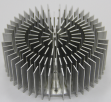Aluminum Extrusion Sunflower Heatsink for LED Light