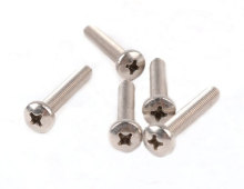 Cross recessed oval countersunk head tapping screw