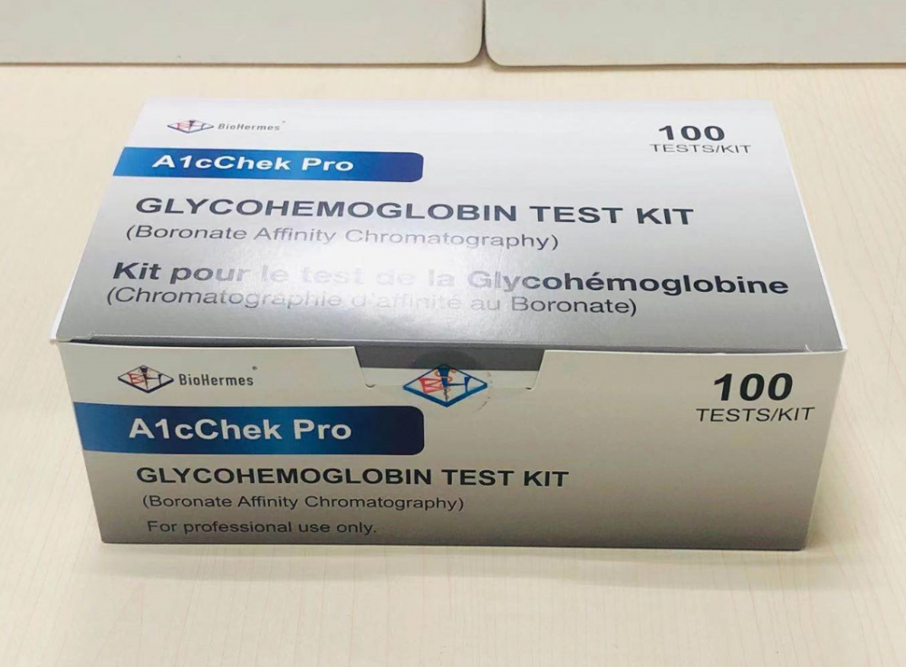 Tafelmodel hemoglobine A1c-teststrip