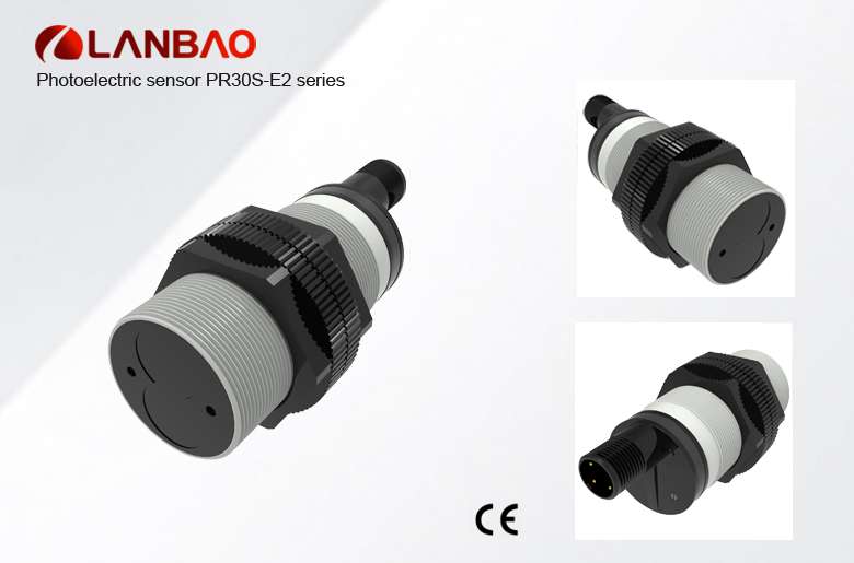 PR30S plastic cylindrical photoelectric sensor, through beam, plug(PR30S-TM20DNC-E2)