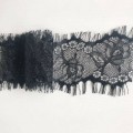 Black Nylon Eyelash Lace Trim