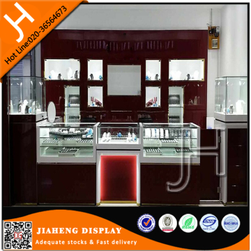 Wholesale jewelry shopping mall display kiosk showcase