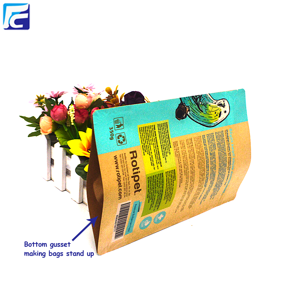 Plastic bekleed Kraft papieren zak lege theezakje Plastic Lined Kraft Paper Bag Empty Tea Bag
